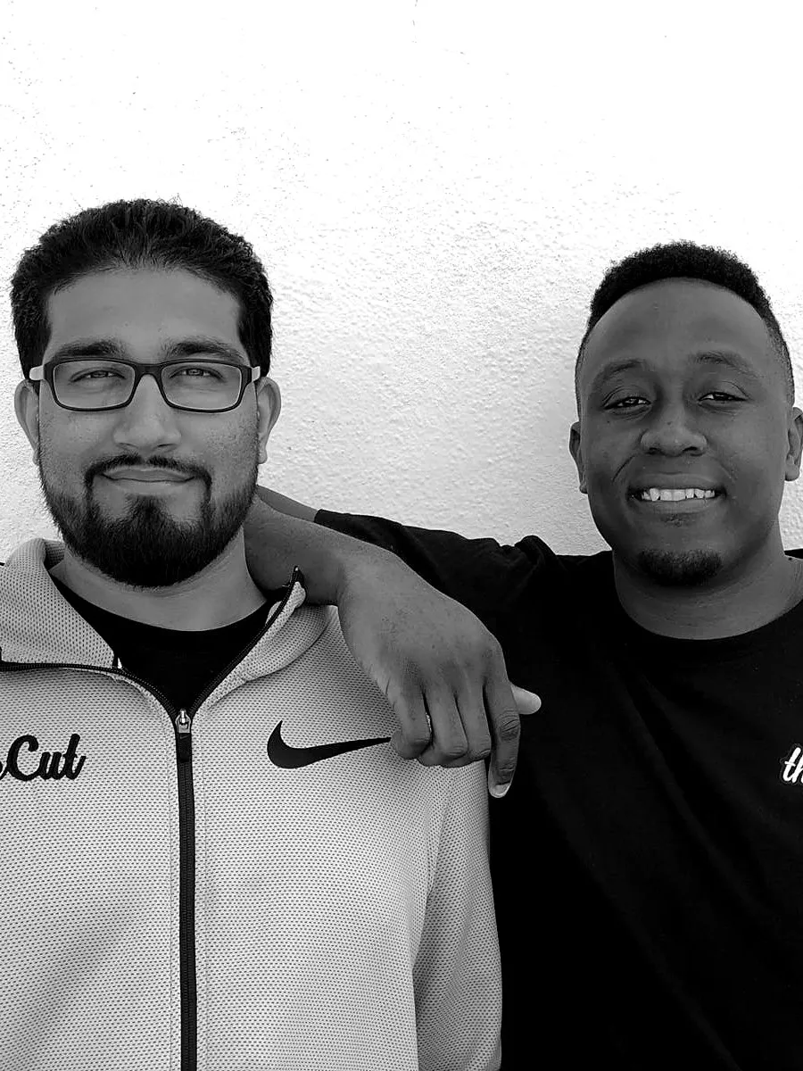 Kush Patel and Obi Omile Jr., founders of theCut