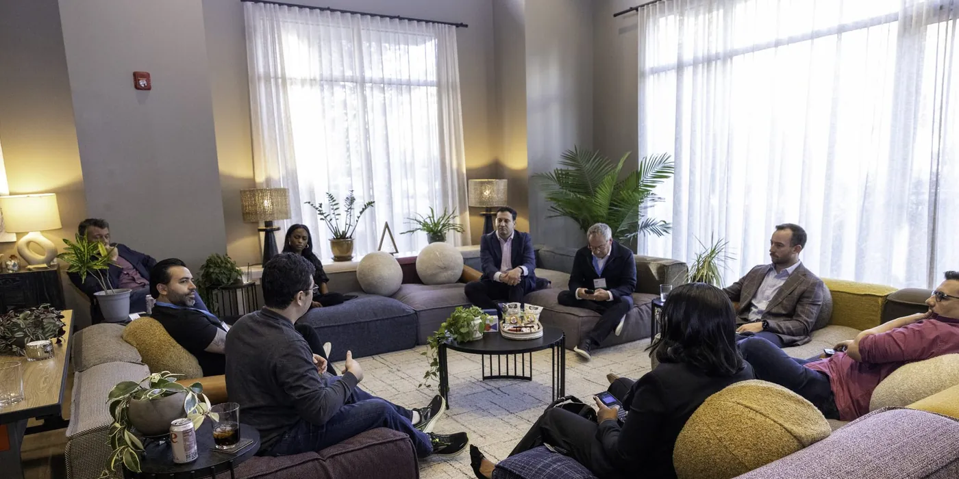The lounge floor